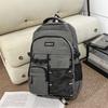Fashion Backpack for Men & Women – Large Capacity School Bag with Multiple Pockets & Water Bottle Holder – Perfect for Daily Use