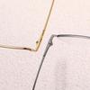 2024 Ultra-light Fashionable Square Semi-rim Titanium Blue Light Blocking Myopia Glasses