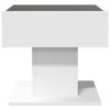 LED Coffee Table White 50 x 50 x 45 cm Particleboard