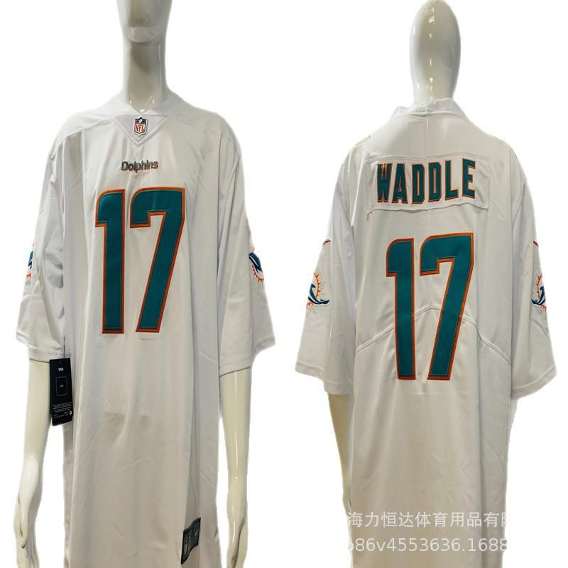 Miami Dolphins Football Jersey 10 13 17 Tagovailoa Legend Embroidery Sports Team Uniform Men Women