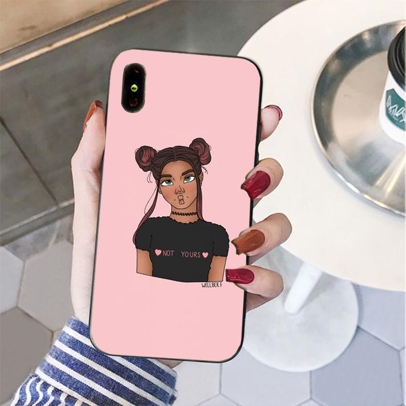 Husă de telefon Sunshine Girl pentru iPhone 11 12 pro XS MAX 8 7 6 6S Plus X 5S SE 2020 XR