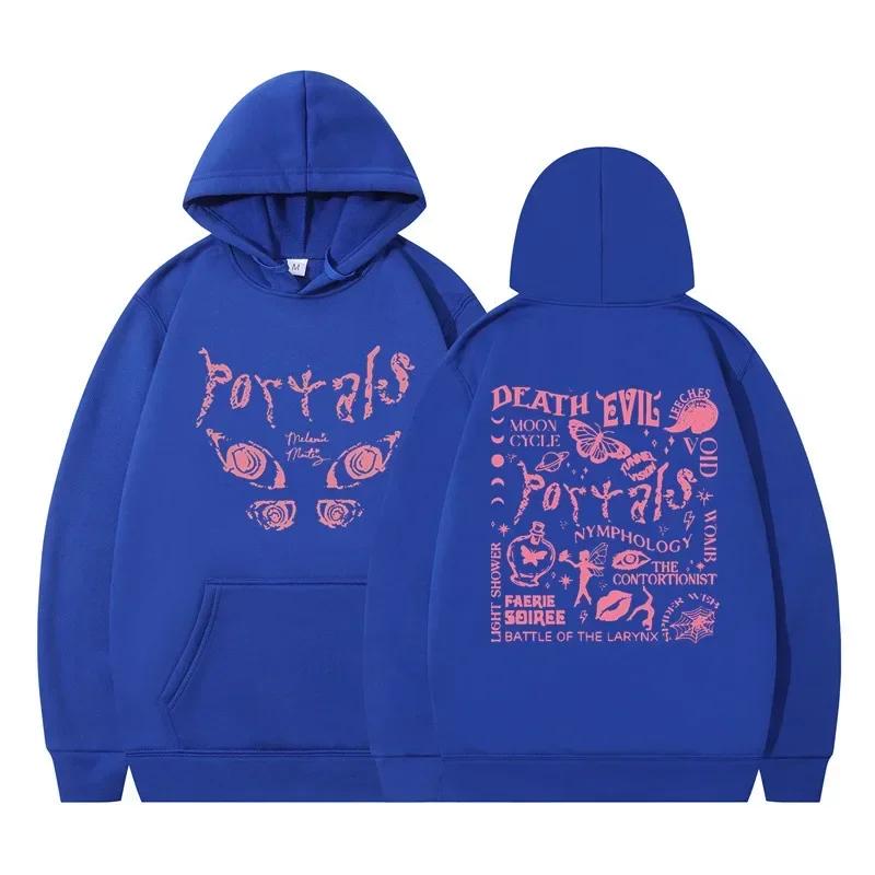 Autumn Winter Fashion New Melanie Martinez Portals Women's Hoodie Top Summer Women's Loose Short Sleeve Men's Hoodie