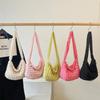 New Women's Bag, Foreign Gas, Large-capacity Cloud Bag, Bubble Tote Bag, Commuting Niche Pleated Casual Puff Shoulder Bag.
