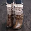 Calf Covers for Winter Socks Trim Knitted Pair Lace Boots 1 Thick Keep Warm Over-the-Knee