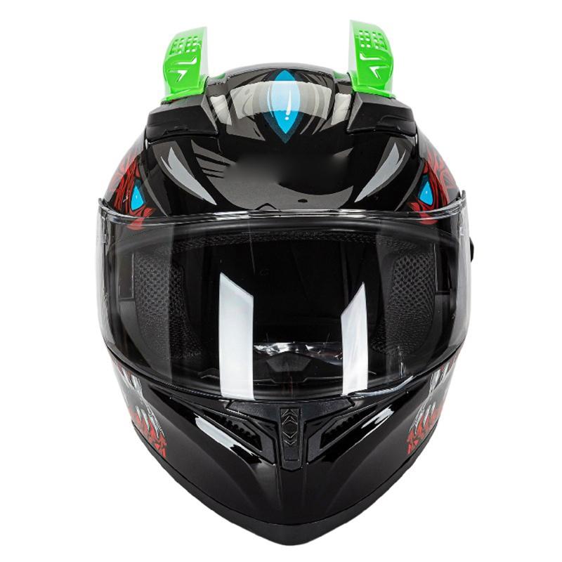 Fahrrad Sporthelm Zubehör Cooler Helmaufkleber 2 Stück Dekorative Helmhörner Punk Style Dekoration