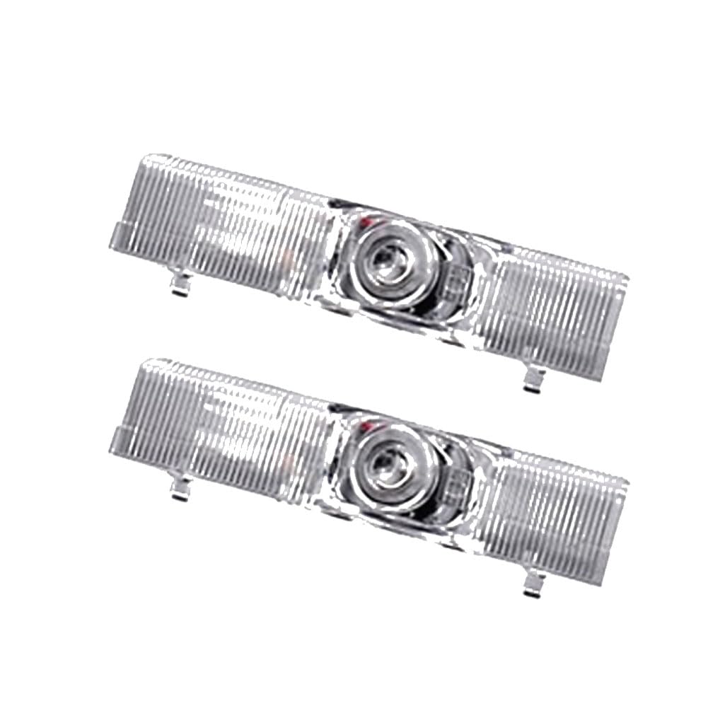 Yaoperfor Courtesy Light, HD Fade-Resistant Curtain Lamp, LED Logo Projection, Compatible with Nissan Elgrand E52 Series Elgrand Door Welcome Light