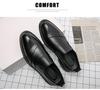 Men's Small Size Leather Shoes - British Casual, Formal, Versatile for Business, Wedding, and Groom.