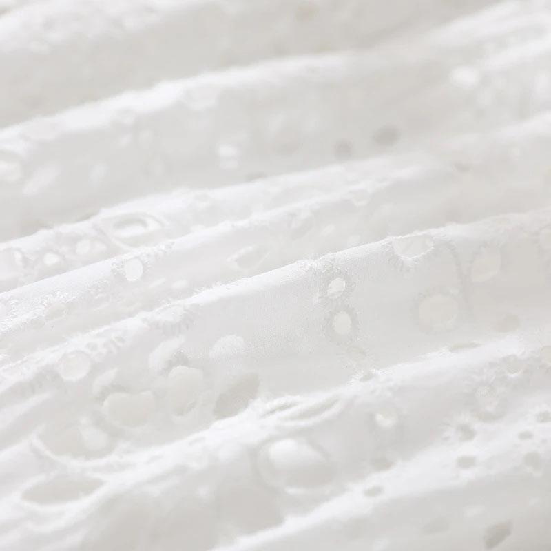 Skeleton Dress Female Summer Short-sleeved Loose V-neck French High-waisted Skirt