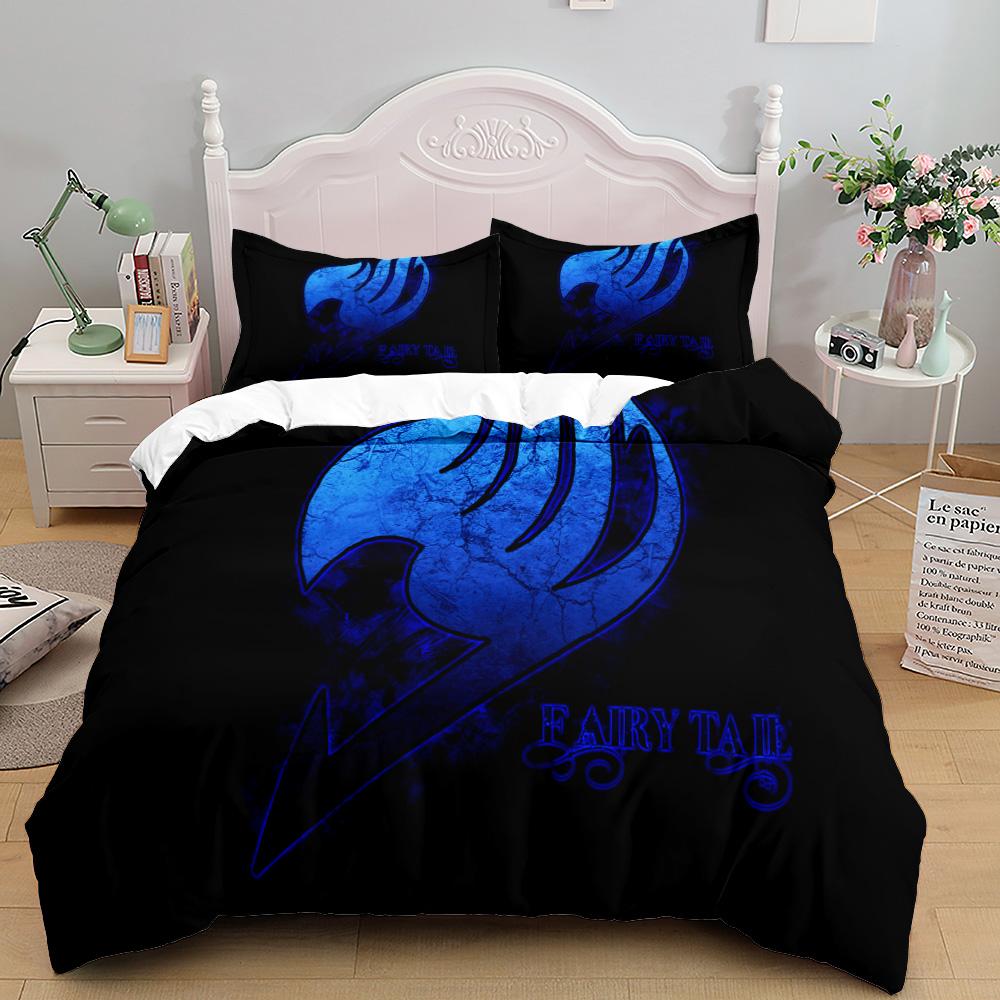 Passionate Natsu Comics Duvet Cover Set Usa King Queen Double Full Twin Single Size Kids Bed Linen Set