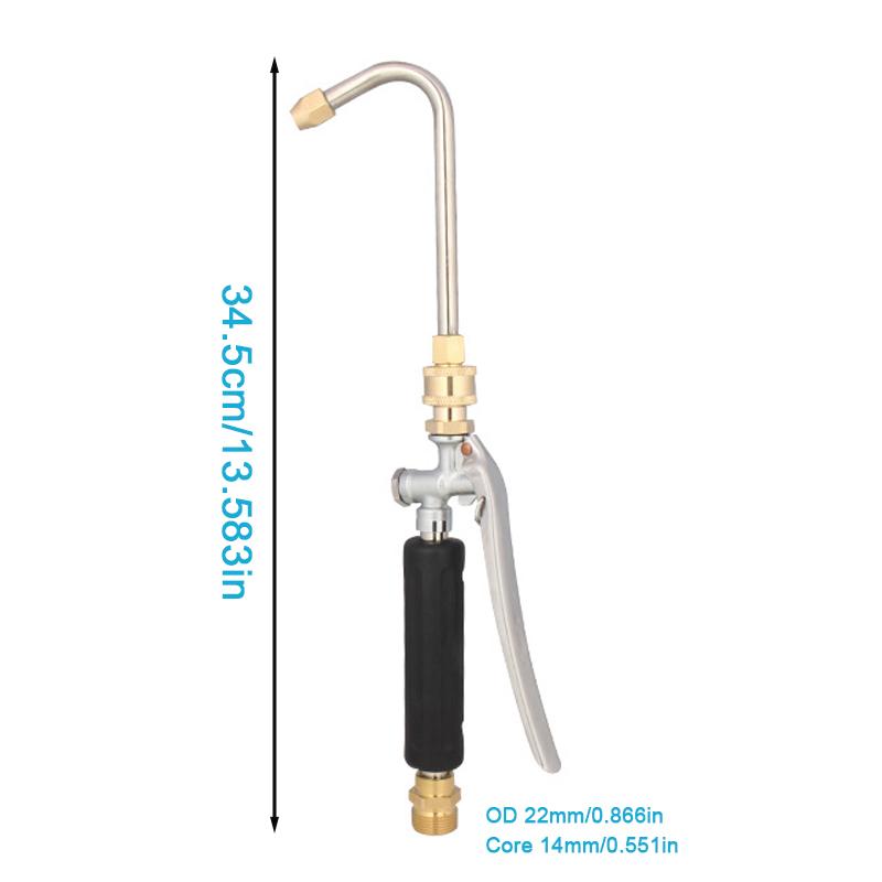 M22-14 Pressure Washer Gun - Multi-Purpose Nozzle with 1/4'' Quick Connect Extension Wand for Multi Scene Cleaning