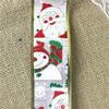 1 PC Silk Candy Package Ribbon 2M Snowman Snowflake Christmas Ribbon DIY Bow Knot Ribbon