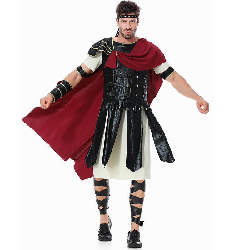 New medieval knight suit, Spartan warrior cosplay performance costume, Roman gladiator costume, stage performance costume