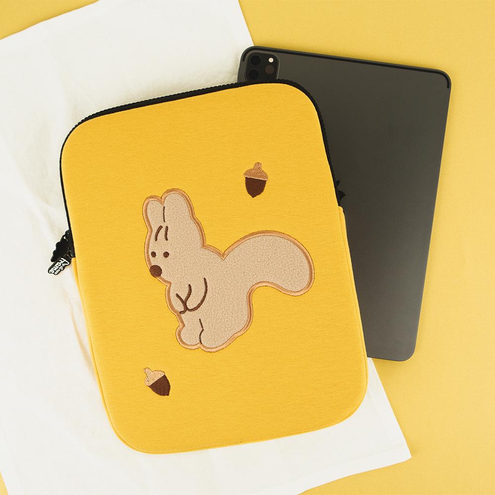 All New Frame Embroidered Laptop Pouch_My Little Friend (Ipad 11/13/15 Inch)