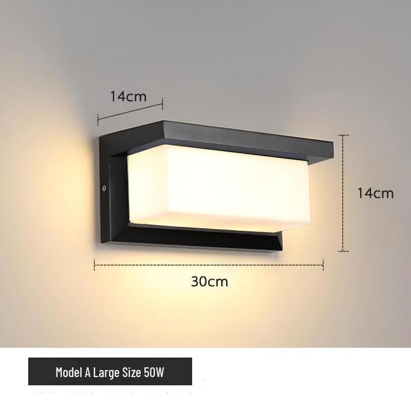 Nowoczesny LEDowy Zewnętrzny Czujnik Ruchu