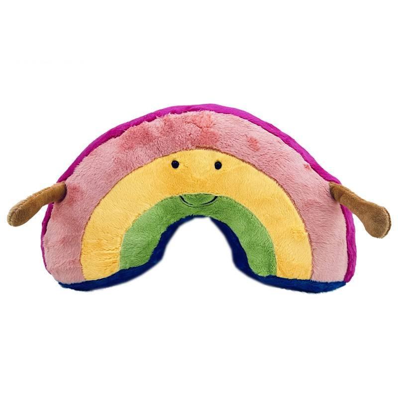 

Плюшевая кукла Jellycat Rainbow Amuseables Кит с вышивкой для подарка Rainbow