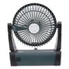 USB Small Desk Fans 2  s LED Silent 5000mAh Battery Re able Portable Desk Fan for   Outdoor Camping