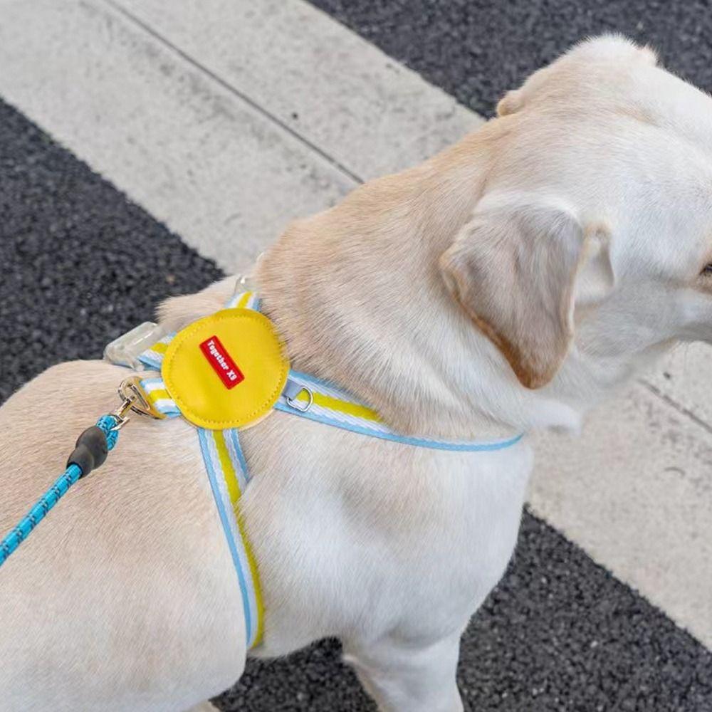Adjustable Dog Chest Strap Multi-color Pet Walking Vest Dog Harness and Leash Set  Outdoor Walking