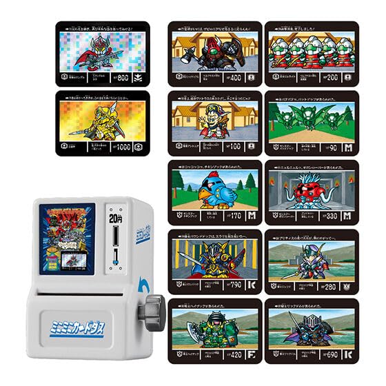 Mini Mini Carddass SD Gundam Gaiden Knights of the Round Table All 8 Types Set Full Comp Gacha Gacha