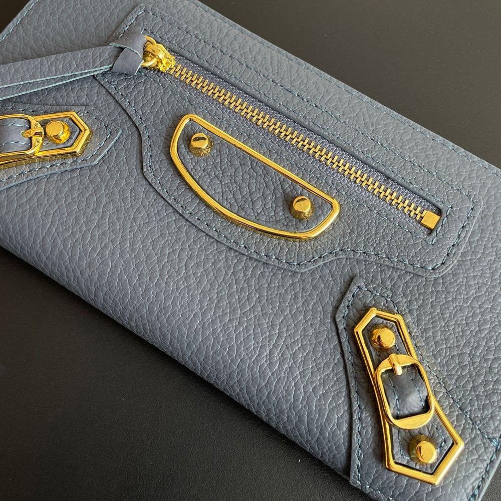 Retro Echtes Leder Damen Geldbörsen Luxus Markenstil Motorrad Lange Geldbörse Ohne Logo Hohe Kapazität Nieten Clutch Tasche Geldbörse