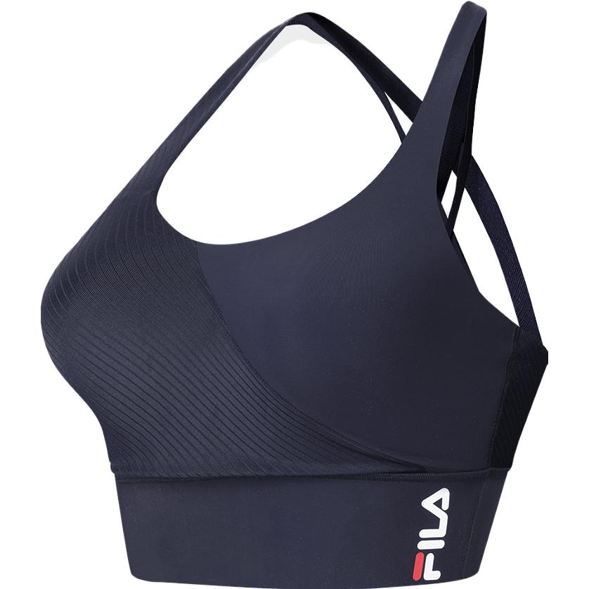 

FILA 2023 Autumn New Knitted Vest Low Intensity Support Yoga Sports Bra Women sports bra Royal-Blue A11W321104F-NV M