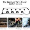 Vs50499R Valve Cover Gasket Set Fits For Honda Civic Coupe Sedan Dx Ex Lx 1.6L Sohc L4 D16Y7 Vs50500R