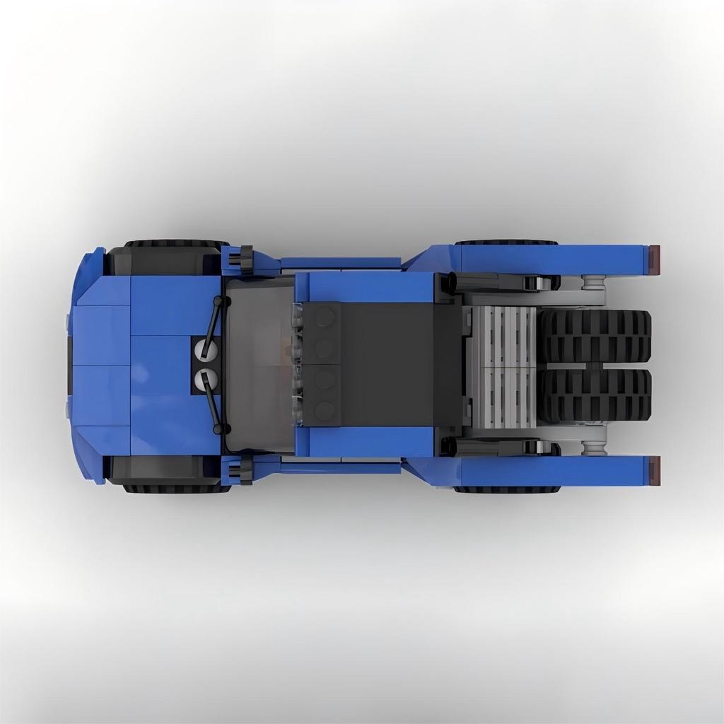 MOC-52061 Bahá Trophy Truck Creative Assembly Domestic Building Blocks Car Model Decoration Set Male