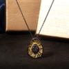 Handmade Two-Color Large Jewelry, High-End Gold Necklace, Style Personalized Banquet Pendant, Designer Copper