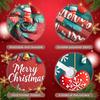 Merry Christmas Banner Golden Bell Xmas Backdrop Winter Display Snowflake Decor Christmas Background For Indoor Decoration Home