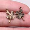 20pcs Clover Charms Tibetan Bronze Silver Color Pendants Antique Jewelry Making DIY Handmade Craft