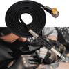 1.8m Soft Silicone Tattoo Right Angle   Connector Clip Cords for Tattoo Machines (Black)