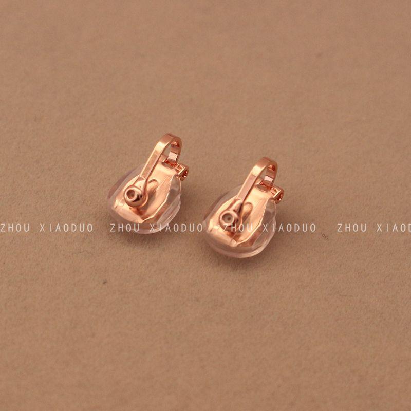 

DIY Конвертер Лягушка Рамка для серег-капель Материал для ручной работы Серьги-гвоздики Rose Gold Pair for Cushion