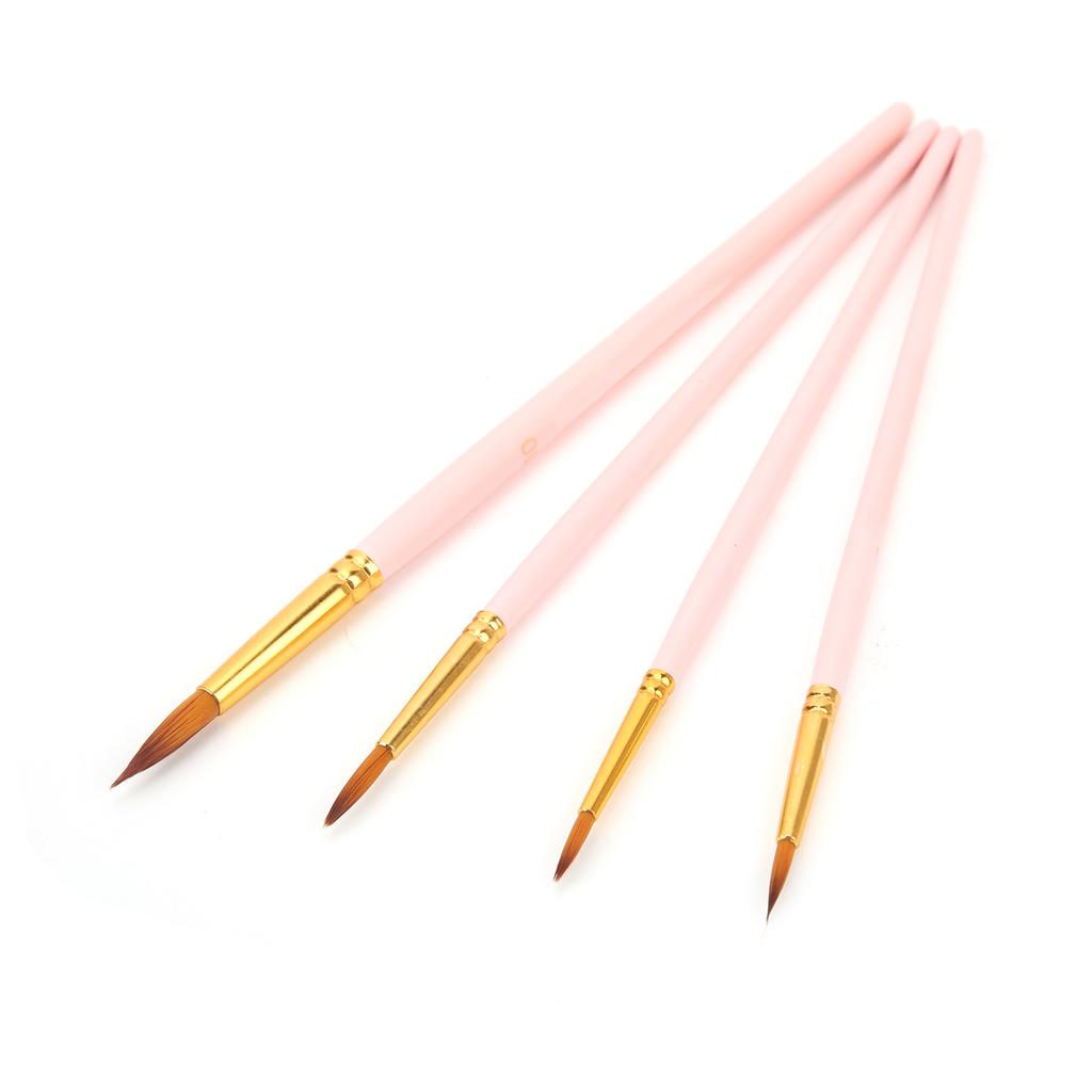 Paint Brush Sets Multimodal Nylon Hair 5 Different Types Oil Paint Brushes for Oil Watercolor Painting Gouaching Gift