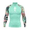 UPF50 Herren Langarm Rash Guard Schnelltrocknend Surferanzug UV-Schutz Schnorcheln Schwimmen