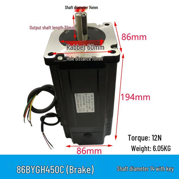 86 Stepper Motor Engraving Machine Driver High Torque TYPE86BYG 450C