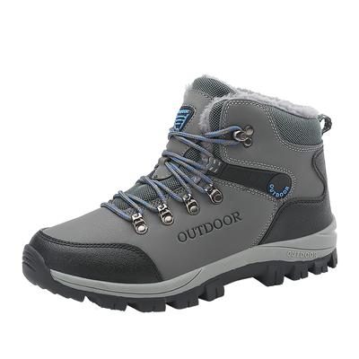 Cizme de zăpadă pentru bărbați, la modă, pantofi ocazional, pantofi caldi pentru exterior, cizme de iarnă, pantofi de drumeție pentru bărbați, pantofi confortabili pentru mers, pantofi