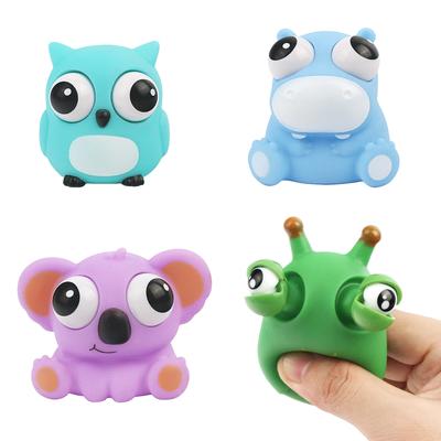 Cute Pinch Joy, Explosive Eye Decompression Toy, Simulated Animal Big Eyes Cartoon Pinch, One Pinch Can Pop Out Eyes