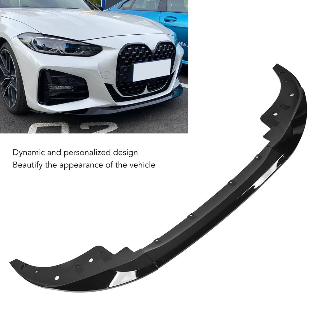 3PCS Front Bumper Splitter Lip Spoiler Replacement For 4 Series 2 3 6 M Sport 2020‑2023
