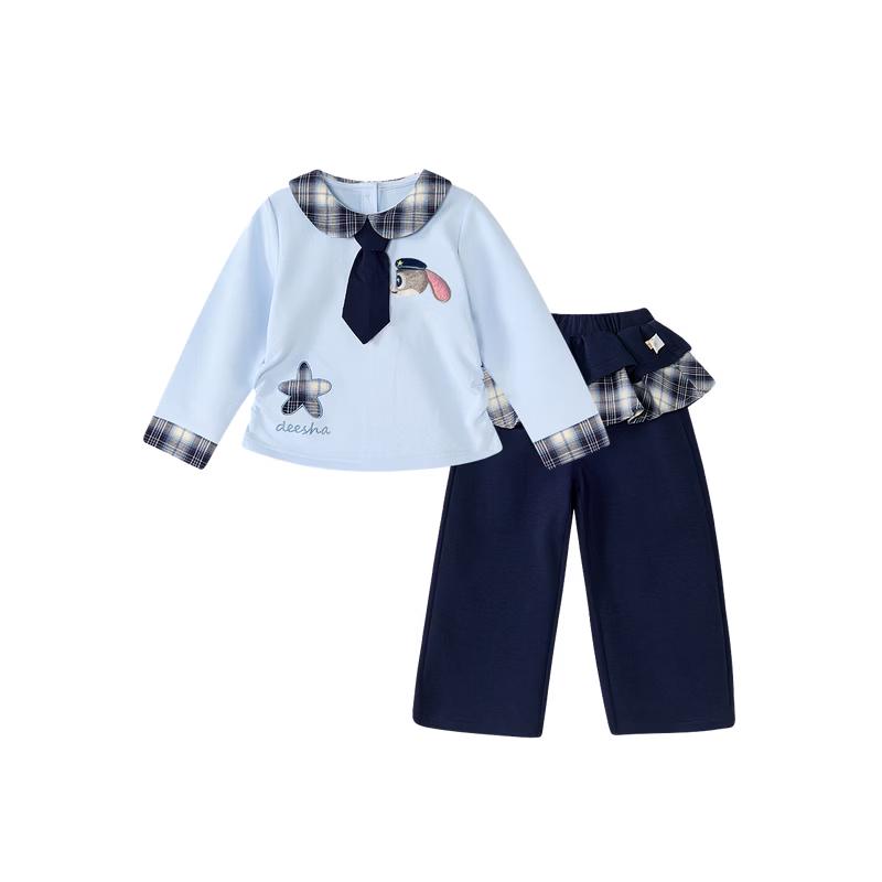 DEESHA Girls  Preppy Style Spring/Autumn Outfit Set 120