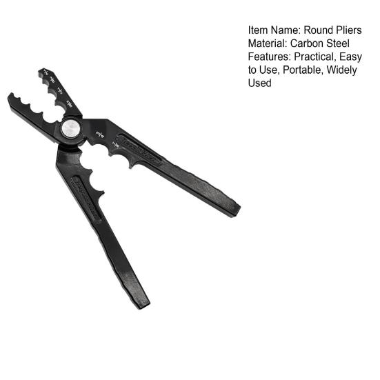 Metal Pipe Repair Round Pliers with Ergonomic Handle Universal Fit Copper Tube Rounder