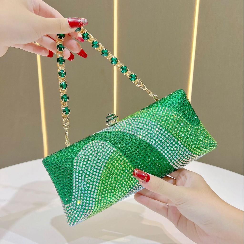 Womens Designer Clutch Bag With Sparkling Rhinestones For Wedding And Party Events