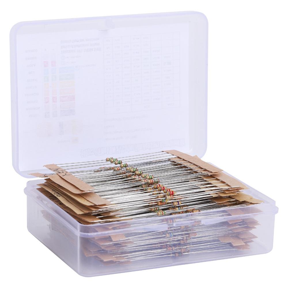 640PCS 1/6W Resistor Assortment Kit 5% Tolerance Fix Resistors DIY Resistor Kit  DIY Project