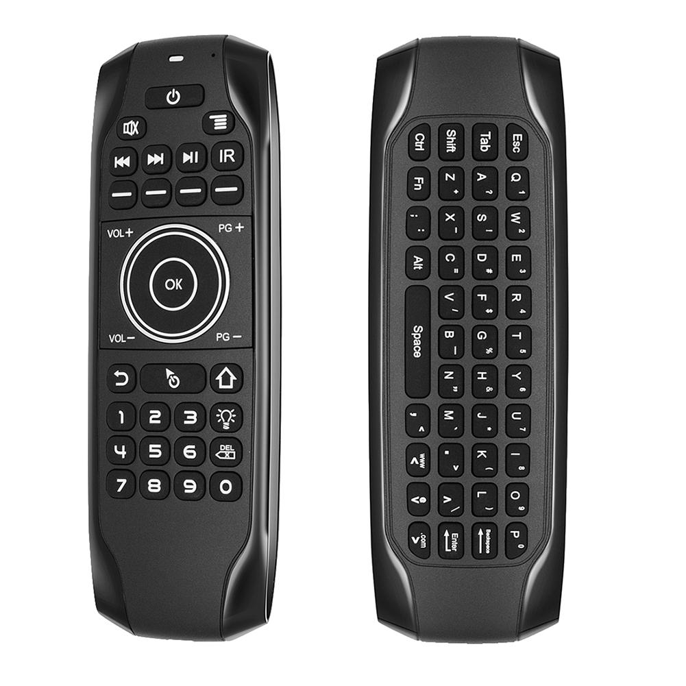 Air Mouse Remote Controller Bluetooth-compatible 3.7-4.2V IR Backlight Remote Control Micro USB Charging 200mAh for PC Projector