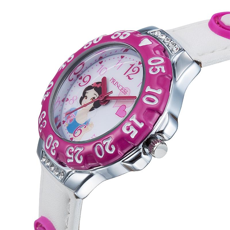 Dijeuni Snow White Leather Band Children'S Wristwatch Ow089Sw
