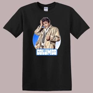 Columbo 80 s Detective Retro Tv Show Black T-Shirt Tee Top Unisex 4XL