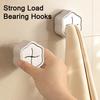 Hook No Punching Wall Mounted Hooks with Cross-shaped Opening Design Wall Hook for Bathroom Kitchen Bedroom