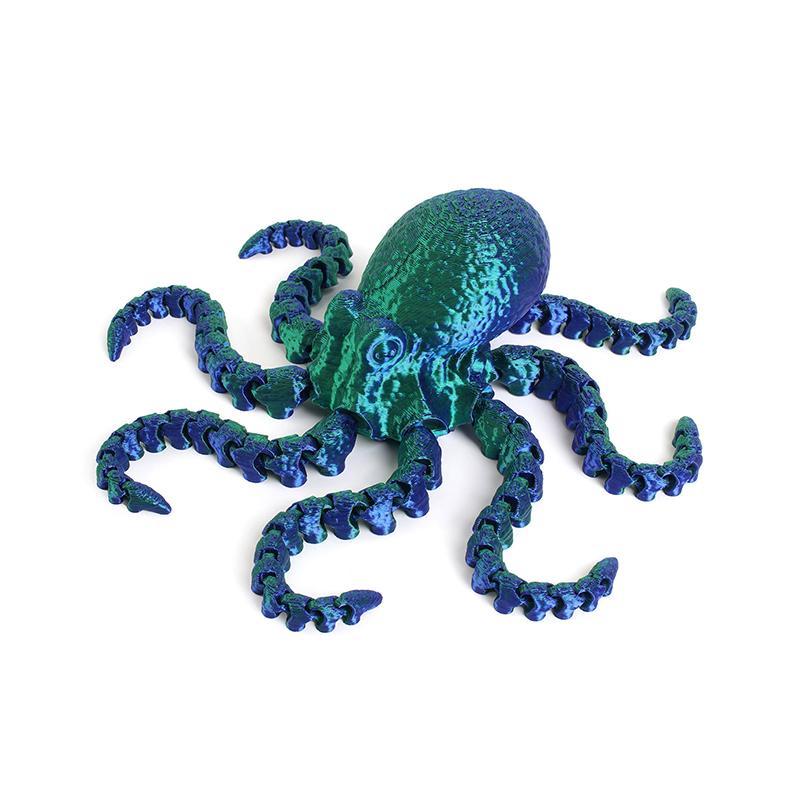 

3D Printed Octopus Figurine - Realistic Ocean Decor, Trendy Toy, Creative Gift Model as the picture