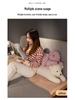 Cute Cartoon Rabbit Cylindrical Body Pillow - Plush Backrest & Sleeping Support for Women