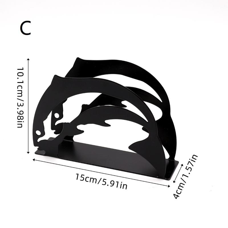 

Элегантный Металлический Держатель Для Салфеток С Животными - Стильный Аксессуар Для Кухни И Обеденного Стола, Идеально Подходит Для Дома И Ресторана C