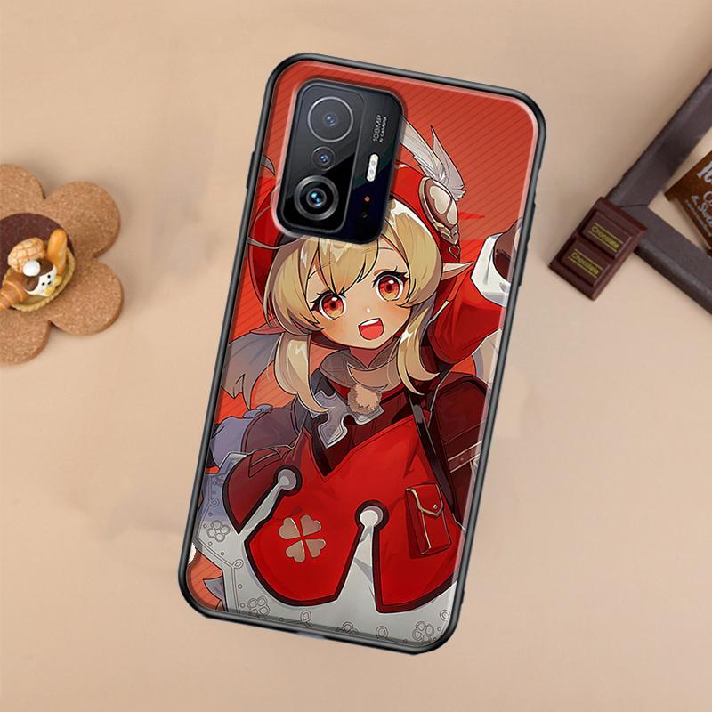 Genshin Impact Klee Case For Xiaomi 13 14 Ultra 11T 12T 13T 14T Pro POCO X7 Pro X3 X5 X6 F3 F5 F6 M6 Pro Cover