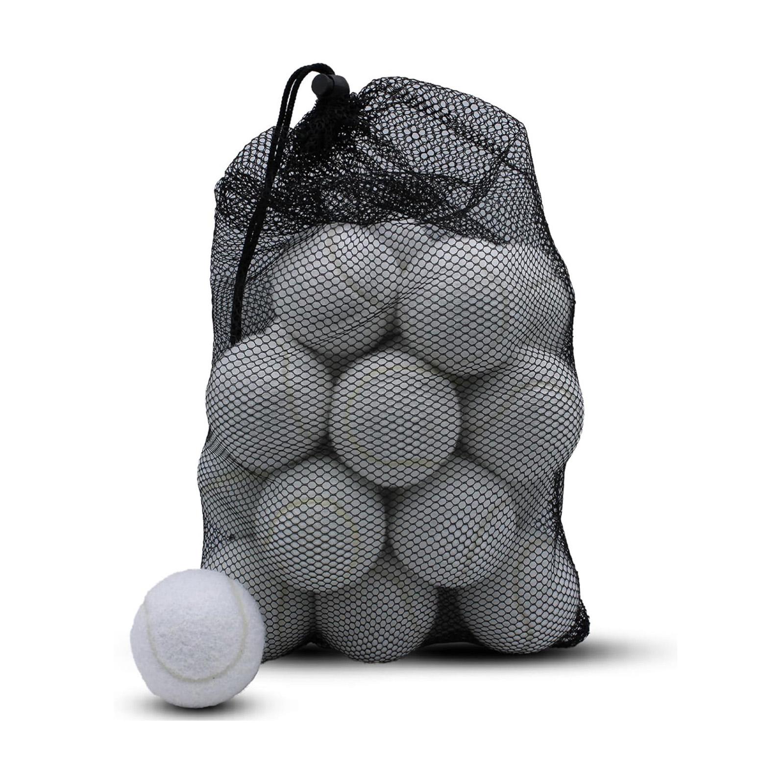 

Set of 20 Tennis Balls Diameter 2 52 Inches Durable Practice Balls Suitable for Beginners and Tennis Enthusiasts Training and Recreational Use One Size белый